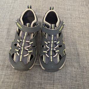 Merrell Toddler Boys H2O Hydro Hiker Sandals Blue Green Breathable 9